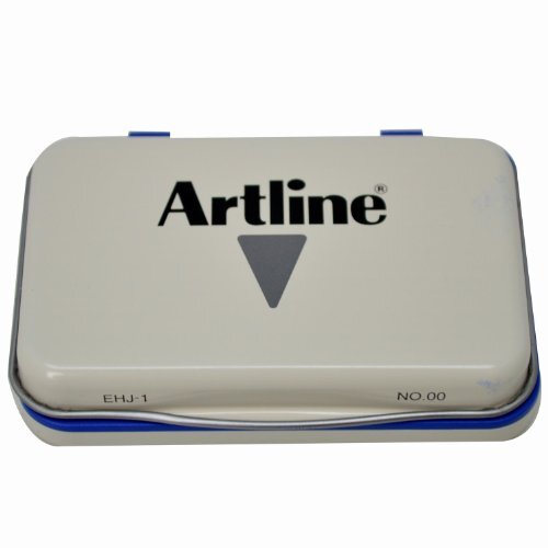 Artline - Tampón mojasellos, 40×63 mm, color azul Artline - Tampón mojasellos, 40×63 mm, color azul