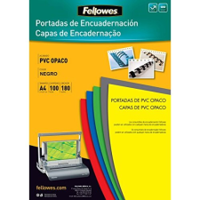 Tapa encuadernar Fellowes PVC A4 180 µ negra