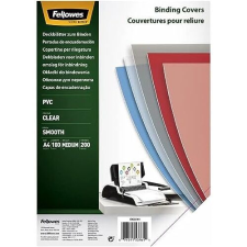Fellowes - Pack 100 tapas encuadernar PVC A4 200 µ transparentes