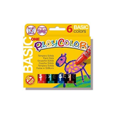 Témpera sólida Playcolor One 6 colores