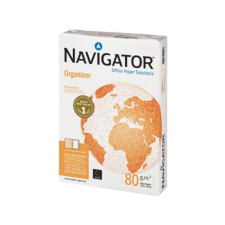 Navigator Organizer - Paquete 500 hojas de papel A4 perforado (4 taladros), 80 gramos