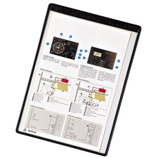 Pack 5 Fundas magnéticas Tarifold A4 negras