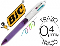 Bic Fashion, bolígrafo 4 colores llamativos