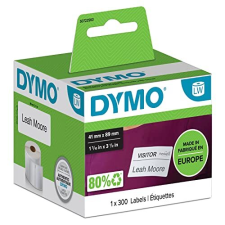Dymo LabelWriter - Rollo 300 etiquetas identificativas de 41 × 89 mm, reverso fácil de retirar