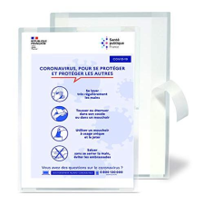 3L Office - Pack 10 carteras adhesivas para plastificar sin plastificadora, formato A4