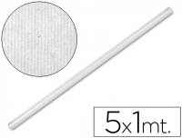 Papel Kraft de embalar blanco en rollo 100 cm×5 m