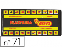 Taco de plastilina Jovi, número 71 (150 g), color negro