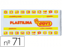Taco de plastilina Jovi, número 71 (150 g), color blanco