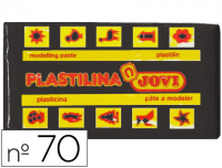 Taco de plastilina Jovi, número 70 (50 g), color negro