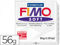 Pasta Fimo Soft de color blanco, ref 8020-0