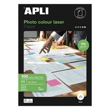 Papel fotográfico glossy Apli 11817 de doble cara A4