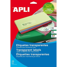 Etiquetas transparentes para exterior A4