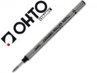 Recambio roller Ohto con punta de cerámica 0.7 negro
