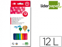 Caja de 12 lápices de colores Liderpapel
