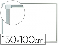Pizarra blanca lacada Q-Connect con superficie magnética 150x100 cm