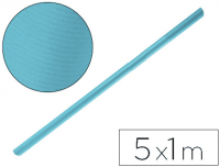 Papel Kraft de embalar azul turquesa en rollo 100 cm×5 m