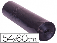 Rollo 25 bolsas basura negras de 54x60 cm