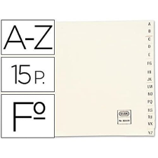 Separadores alfabéticos de cartulina Elba