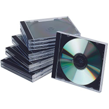 Caja CD/DVD Slim marca Q-Connect. Caja 25 ud. (31732)