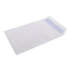 Caja 500 bolsas 176x250 mm (B5) blancas 90g, tira de silicona