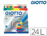 Lápices 24 colores Giotto Stilnovo Acquarell