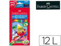 Caja 12 lápices acuarelables ecológicos Faber-Castell