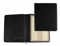 Carpeta portafolios con cremallera y bloc de notas