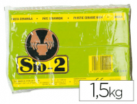 Arcilla de color marrón Sio-2, 1.5 kg