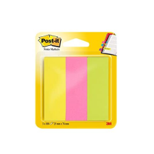 Mininotas Post-it 671/3 rosa, verde, amarillo neon