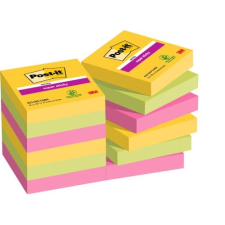 12 Tacos notas Post-It superadhesivas 47.6x47.6 mm