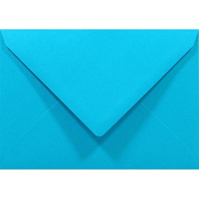 Pack 50 sobres de color azul, DIN C6, 114×162 mm, 80 g, solapa puntiaguda