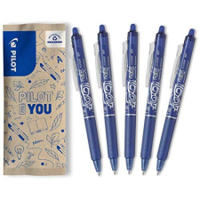 Paquete 5 bolígrafos borrables Pilot Frixion Clicker (azul, punta media)