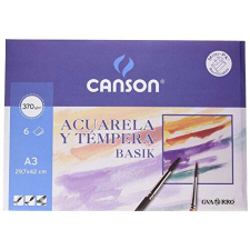 Papel para acuarela y témpera Canson Basik