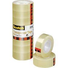 8 rollos de celo transparente Scotch 550, 19 mm × 33 m, uso doméstico y laboral
