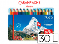 Lápices de colores acuarelables Caran d'Ache Prismalo x30