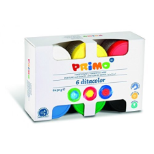 Primo - Estuche 6 témperas lavables, primera infancia (+2 años), 6 botes de 50 g, colores surtidos