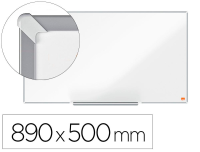 Pizarra blanca nobo ip pro 40\" lacada magnetica 890x500 mm