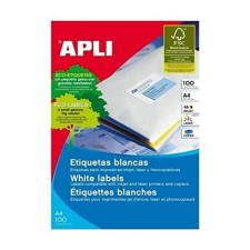 Etiquetas Apli 199.6x144.5. Caja 100 hojas