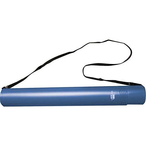 Portaplanos de 6 cm de diámetro y largo extensible hasta 80 cm, plástico de calidad, azul Portaplanos de 6 cm de diámetro y largo extensible hasta 80 cm, plástico de calidad, azul